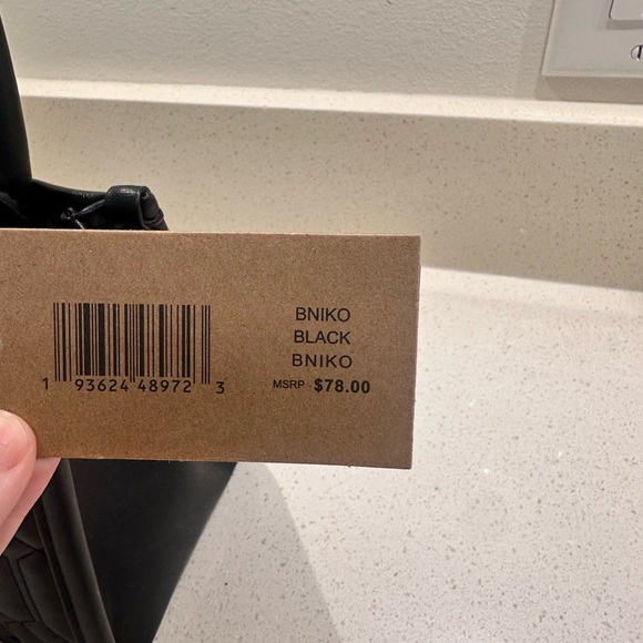 Steve Madden Black Quilted Satchel - Picture 5 of 7